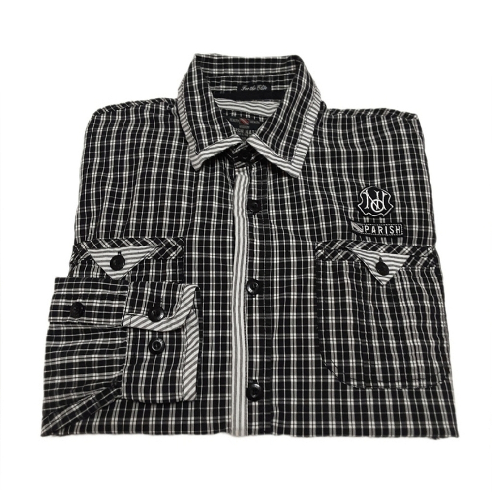 Parish Nation Button Up Shirt Mens Large